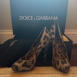Dolce & Gabbana Animal Print Heels